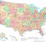 Image result for Large US Map with Cities