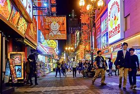 Image result for Osaka Tourist Attraction Map