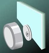 Image result for Metal Mirror Clips Hardware