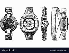 Image result for Vintage Woman Wearing a Watch Vector