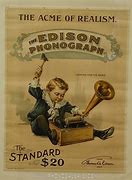 Image result for Phonographe Edison