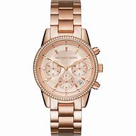 Image result for Michael Kors Watch Rose Gold Chronograph