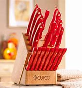 Image result for Red Handle CUTCO Knives