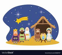 Image result for Christmas Nativity Scene Cartoon