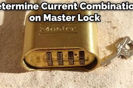 Image result for Master Combination Locks Forgot Combination