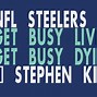 Image result for Steelers Font