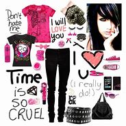 Image result for Early 2000s Scene Fashion