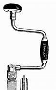 Image result for Drawing of Brace Bit Drill