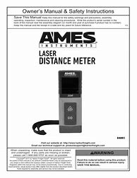 Image result for Ames 100 FT Laser Distance Meter