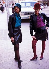 Image result for 1980s Fashion Female Black