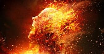 Image result for head on fire