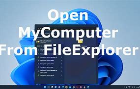 Image result for Open My Computer Window