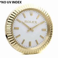 Image result for Wall Clock Rolex Design