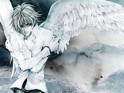 Image result for Sad Anime Angel Boy