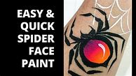Image result for Simple Iron Spider Face Painting