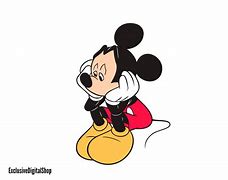 Image result for Mickey Mouse Sad Face