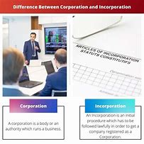 Image result for What Is the Difference Between a Coporation and a Incorporation