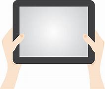 Image result for Hand Holding an iPad Cartoon