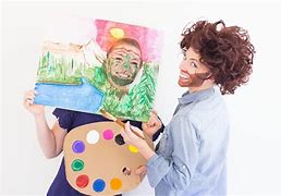 Image result for Bob Ross Costume