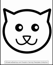 Image result for Cat Face Template