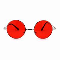 Image result for Round Dark Red Sunglasses