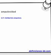 Image result for ampulosidad