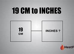 Image result for Convert 19 Cm into Inches