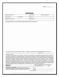 Image result for Contract Proposal Form