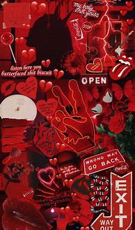 Image result for Cute Red Aesthetic