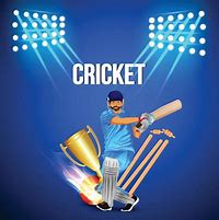 Image result for Cricket Illustration Blue