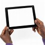 Image result for Black Hands Holding iPad