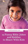 Image result for Funny Bible Riddles for Kids