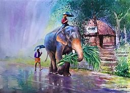 Image result for Kerala Elephant Art