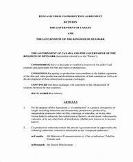 Image result for Filming Contract Template