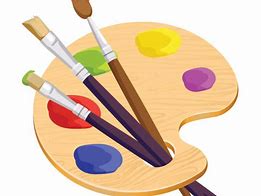 Image result for Clip Art of Artist Drawing Supplies