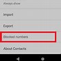Image result for How to Unblock a Number On Android