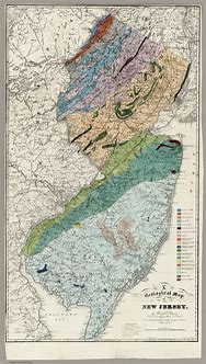 Image result for New Jersey Geologic Map