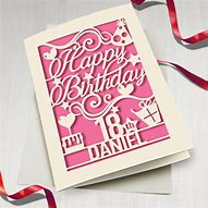 Image result for Personalised Girls Birthday Cards