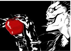 Image result for Death Note Characters with Apple Pruse