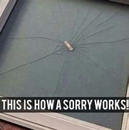Image result for How Sorry Works Meme
