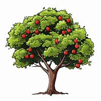 Image result for Apple Tree Illustration