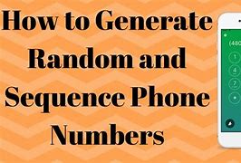 Image result for Random Phone Numbers