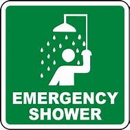 Image result for Emergency Shower Symbol