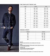 Image result for Levi Jeans Size Chart