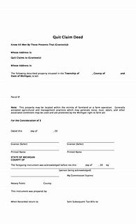 Image result for Blank Quit Deed