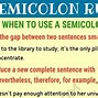 Image result for Can You Use a Semicolon Before And