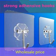 Image result for Self Adhesive Metal Hooks