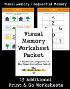 Image result for Visual Memory Workbooks