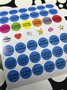 Image result for Personalised Circle Stickers