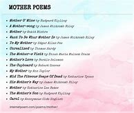 Image result for Mother Poem